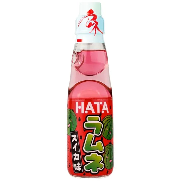 Hatakosen Ramune - Watermelon Soda - 200ml Bottle