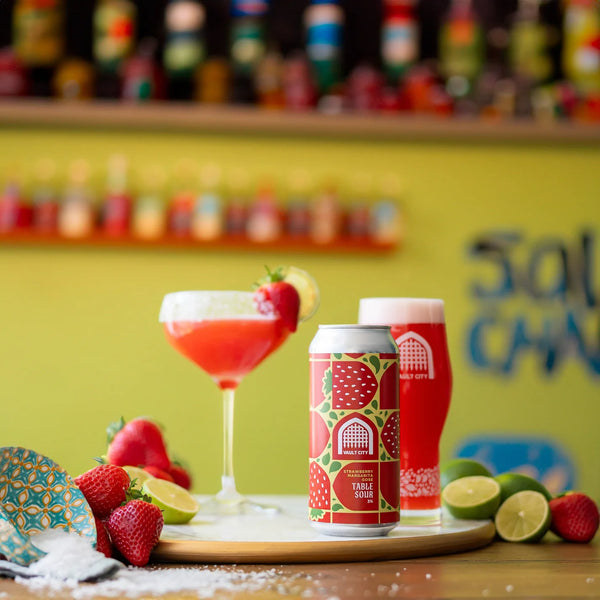 Vault City - Strawberry Margarita Gose - 3% Table Sour - 440ml Can