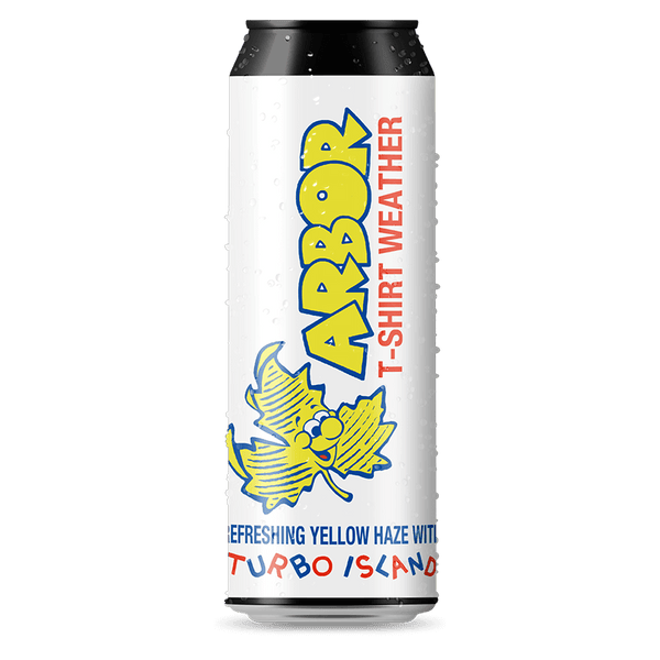 Arbor Ales / Turbo Island - T-Shirt Weather - 4.2% Pale - 568ml Can