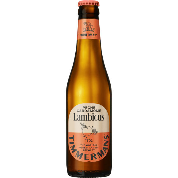 Timmermans - Peche Cardamom - 4% Peach & Cardamom Fruit Beer - 330ml Bottle