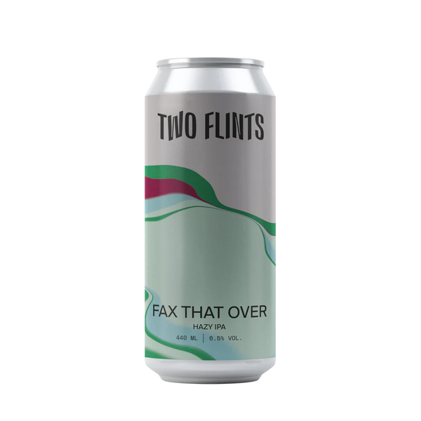 Two Flints - Fax That Over - 6.5% Hazy IPA - 440ml Can