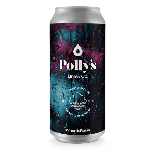 Pollys / Cloudwater - When It Rains - 6.5% IPA - 440ml Can