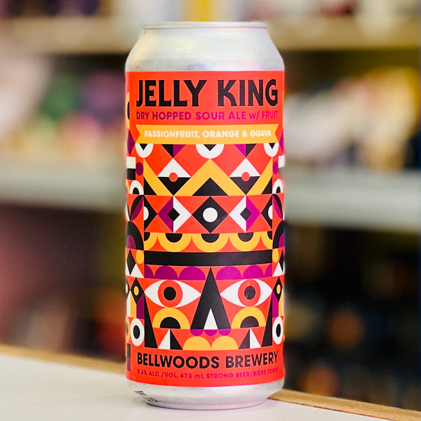 Bellwoods - Jelly King Passionfruit Orange & Guava - 5.6% Fruited Sour - 473ml Can
