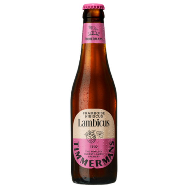 Timmermans - Framboise Hibiscus - 4% Raspberry & Hibiscus Beer - 330ml Bottle