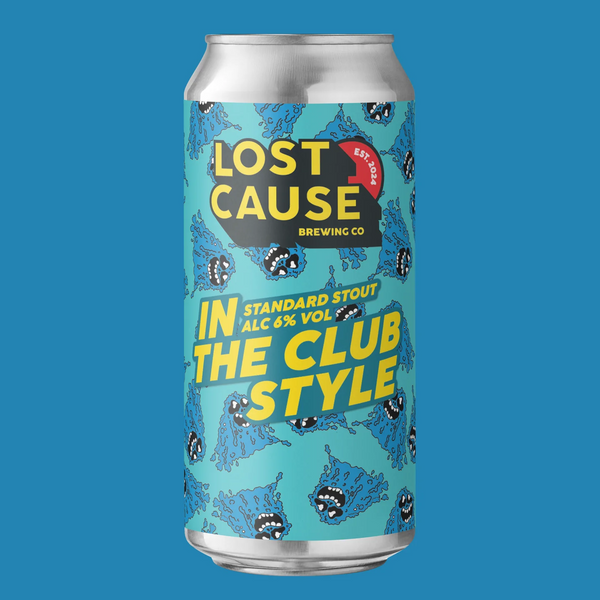 Lost Cause - In The Club Style - 6% Stout - 440ml Can