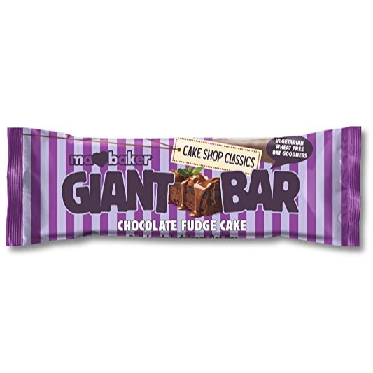 Giant Bars 'Cake Shop' Chocolate Fudge Flapjack 100g Bar The Triangle