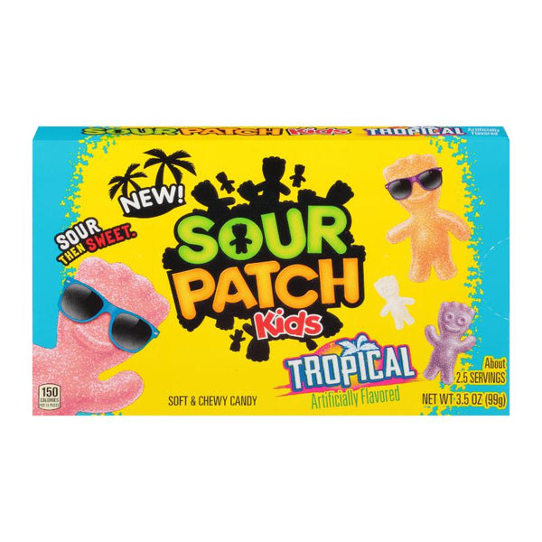 Sour Patch Kids - Tropical Sours - 99g Box (B.B Feb 2024)