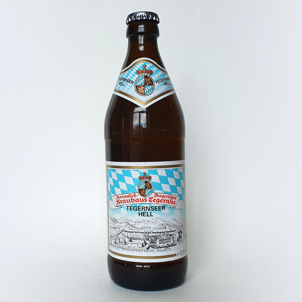 Tegernsee - Tegernseer Hell - 4.8% Munich Hell Lager - 500ml Bottle