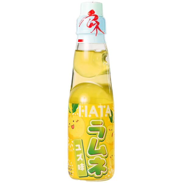 Hatakosen Ramune - Yuzu Soda - 200ml Bottle