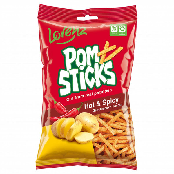 Lorenz - Pomsticks - Hot & Spicy - 95g Bag