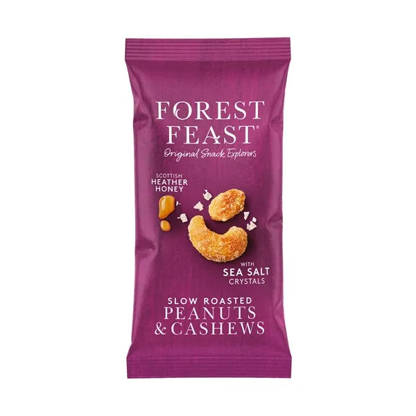 Forest Feast - Honey Roasted Peanuts & Cashews - 40g Packet
