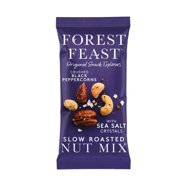 Forest Feast - Sea Salt & Black Pepper Roasted Nut Mix - 40g Packet