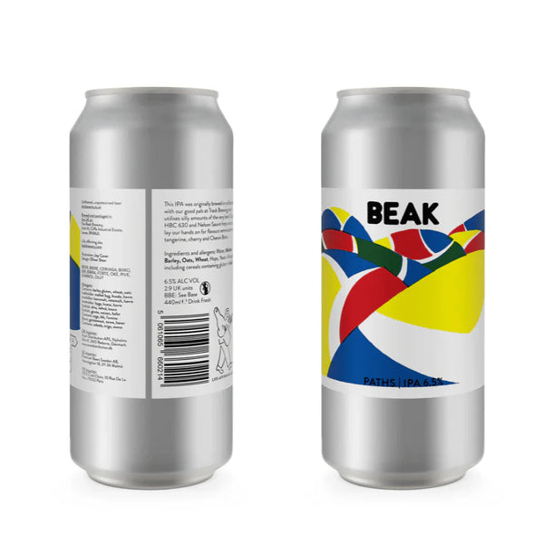 Beak  Track - Paths - 6.5% IPA - 440ml Can - The Triangle