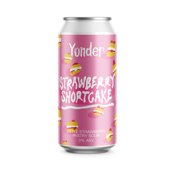 Yonder - Strawberry Shortcake - 3% Pastry Sour - 440ml Can - The Triangle