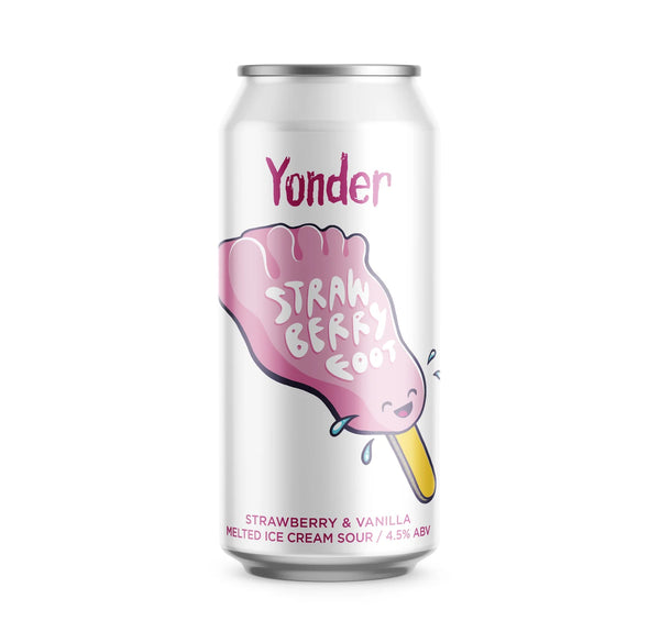 Yonder - Strawberry Foot - 4.5% Strawberry Vanilla Ice Cream Sour