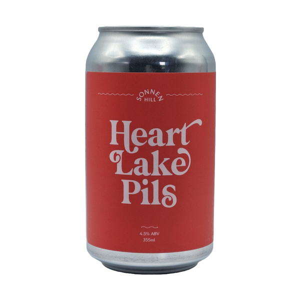 Sonnen Hill - Heart Lake Pils - 4.5% Pils - 355ml Can