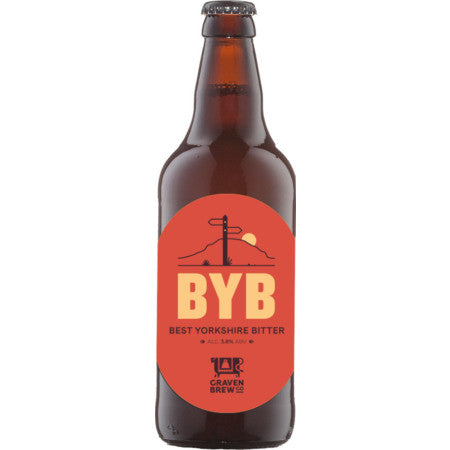 Craven Brew Co - Best Yorkshire Bitter (BYB) - 3.8% Bitter - 500ml Bottle Craven Brew Co - Best Yorkshire Bitter (BYB) - 3.8% Bitter - 500ml Bottle