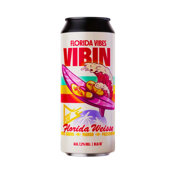 Funky Fluid - Florida Weisse: Vibin - 7.2% Fruited Sour - 500ml Can - The Triangle