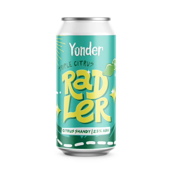 Yonder - Triple Citrus Radler - 2.5% Lemon, Lime & Grapefruit Radler - 440ml Can
