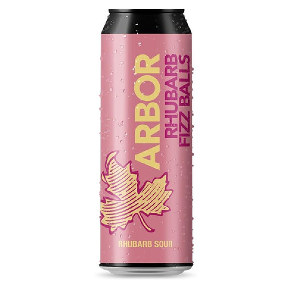 Arbor - Rhubarb FIzz Balls - 5% Rhubarb Sour - 568ml Can