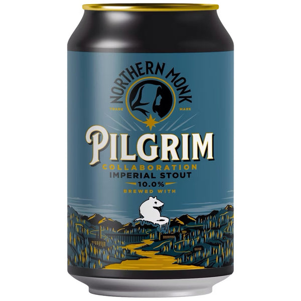 Northern Monk / Ossett Brewery - Pilgrim Collaboration- 10% Imperial Stout - 330ml Can