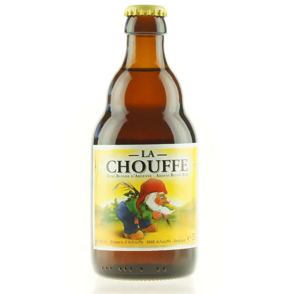 Brasserie d'Achouffe - La Chouffe Blond - 8% Belgian Golden Ale - 330ml Bottle