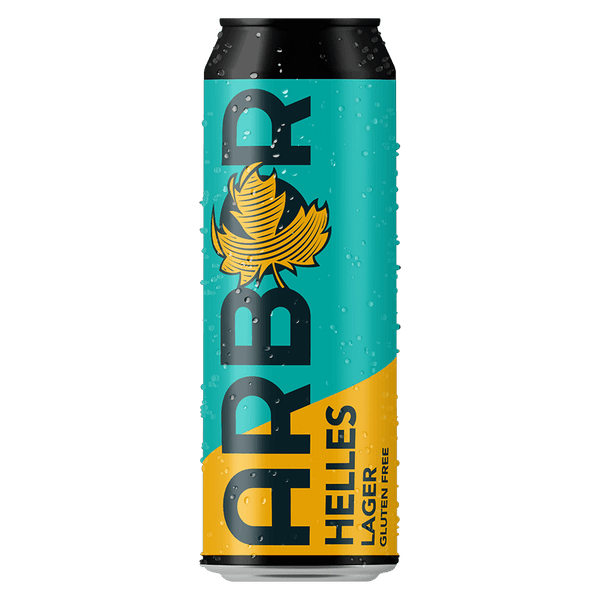 Arbor - Helles Lager - 4.2% Gluten Free Lager - 568ml Can