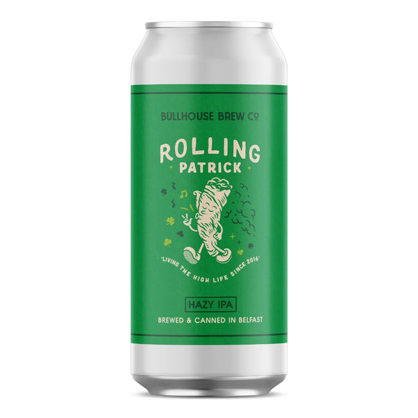 Bullhouse - Rolling Patrick - 5.2% Hazy IPA - 440ml Can