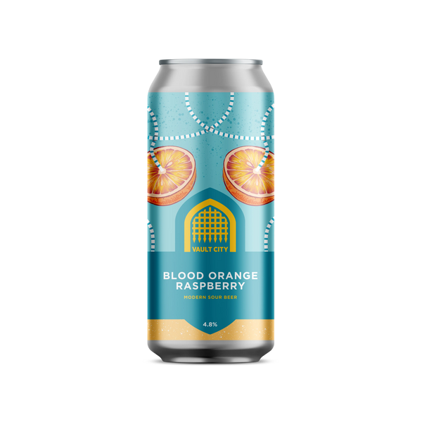 Vault City - Blood Orange Raspberry - 4.8% Fruited Sour - 440ml Can