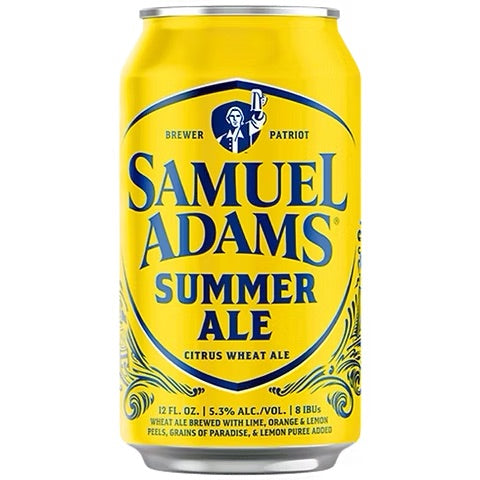 Samuel Adams -Summer Ale - 5.3% Citrus Wheat Ale - 12fl oz can