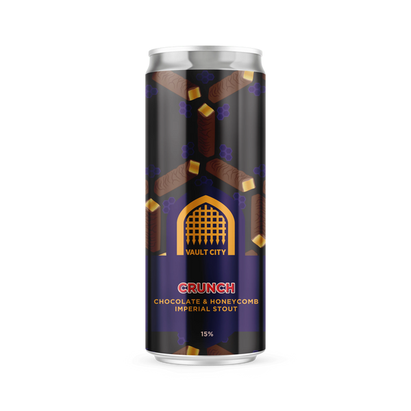 Vault City - Crunch - 15% Chocolate & Honeycomb Imperial Stout - 330ml Can