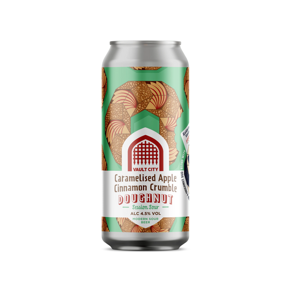 Vault City - Caramelised Apple Cinnamon Crumble Doughnut - 4.5% Pastry Sour - 440ml Can (Copy)