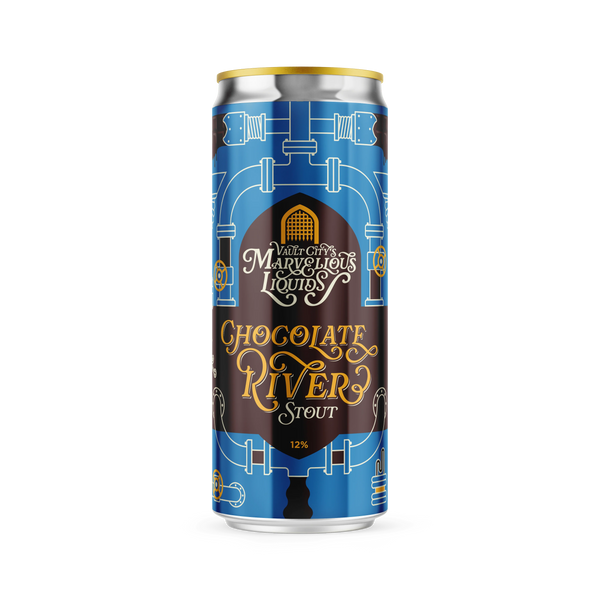 Vault City - Chocolate River Imperial Stout - 12% High Viscosity Chocolate Stout - 330ml Can
