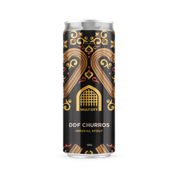 Vault City - DDF Churros - 15% Barrel-Aged Imperial Stout - 330ml Can