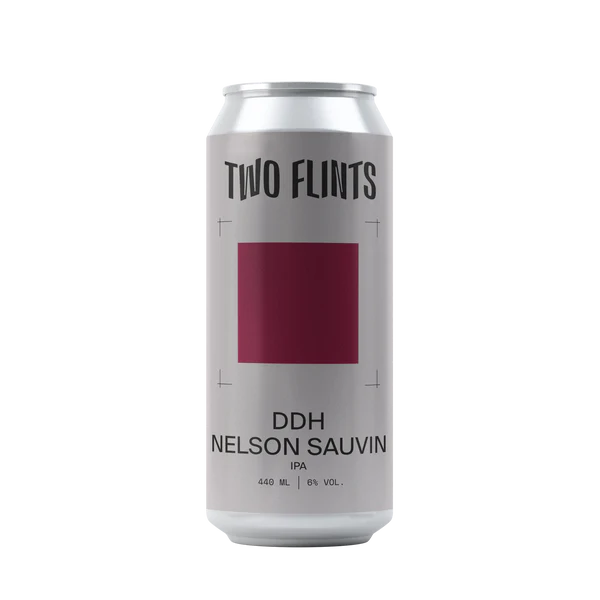 Two Flints - DDH Nelson Sauvin - 6% Hazy IPA - 440ml Can