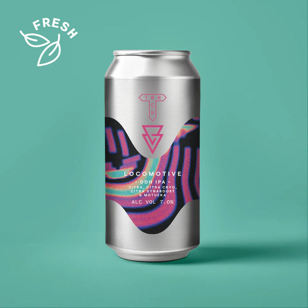 Track / Azvex - Locomotive - 7% DDH IPA w Citra, Citra Cyro, Citra Dynaboost & Motueka - 440ml can