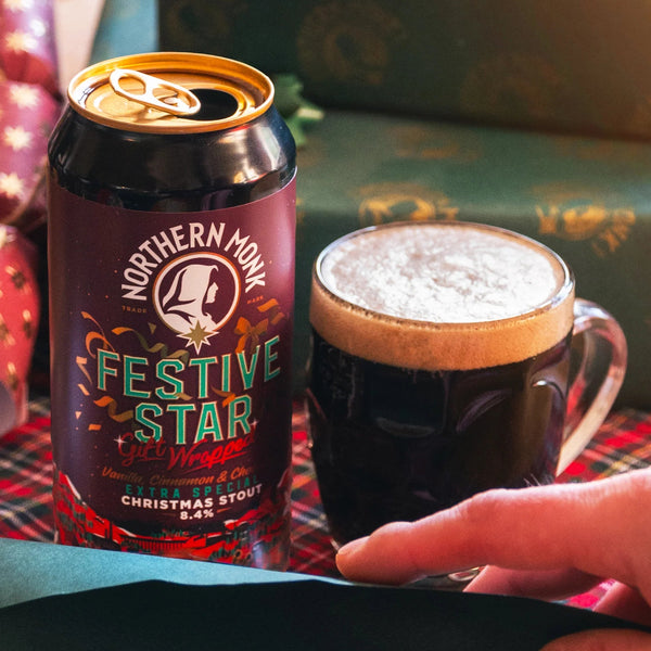 Northern Monk - Festive Star Gift Wrapped - 8.4% Extra Special Stout - 440ml Can