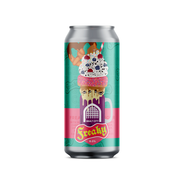 Vault City - Freaky - 8% Berry Cookie Crumble Fudge Milkshake Sour - 440ml Can