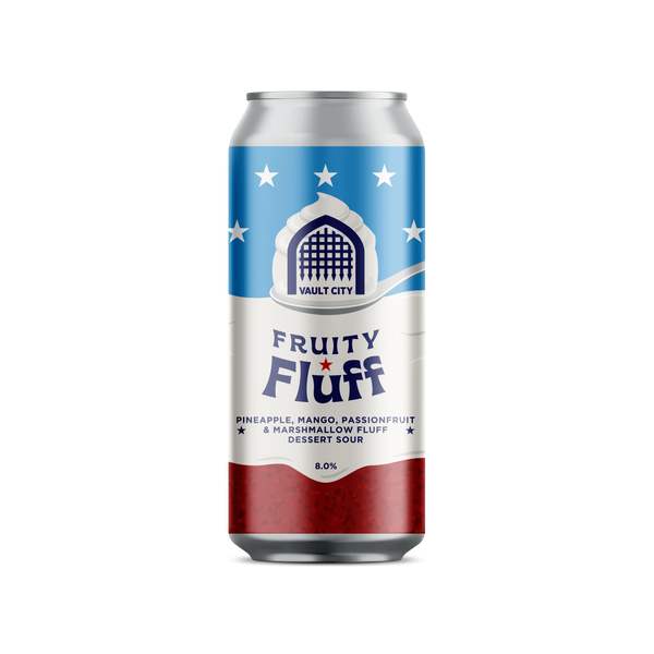 Vault City - Fruity Fluff - 8% Mango Pineapple & Passionfruit Marshmallow Sour - 440ml Can