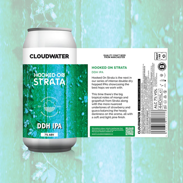 Cloudwater - Hooked on Strata - 7% DDH IPA - 440ml Can