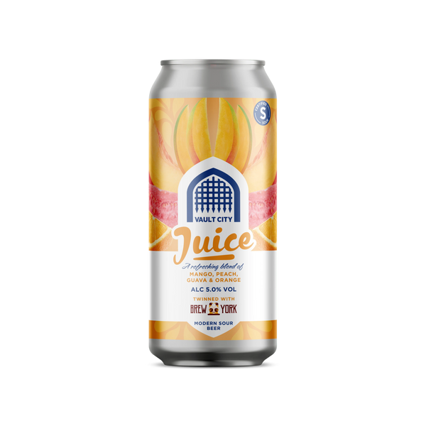 Vault City / Brew York - Juice - 5% Mango, Peach, Guava, Orange Sour - 440ml Can