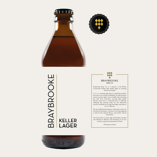BrayBrooke - Keller Lager - 4.8% Keller Beer - 330ml Bottle