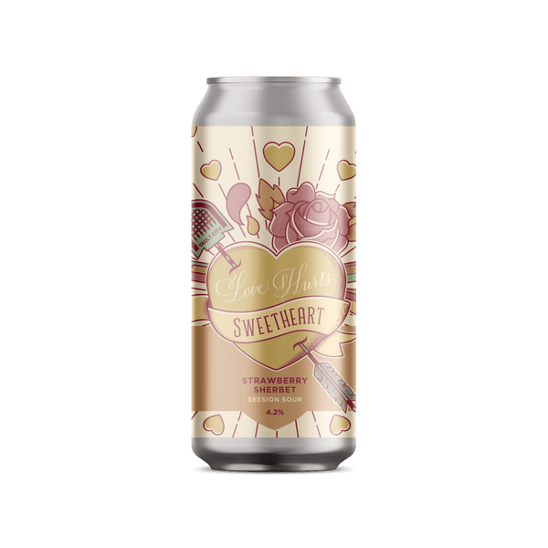 Vault City - Sweetheart : Love Hurts - 4.2% Strawberry Sherbert Sour - 440ml Can