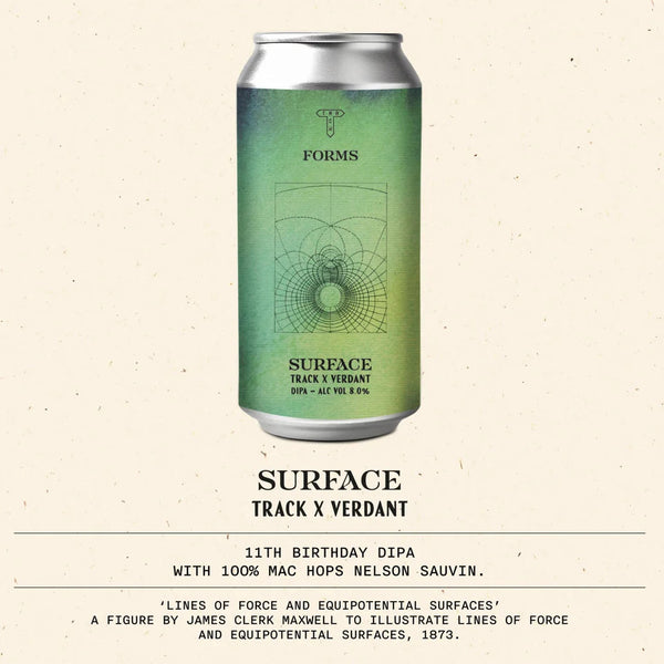Track / Verdant - Surface - 8% DIPA w/ 100% Mac Hops Nelson Sauvin - 440ml Can
