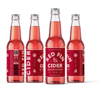 Red Fin - Meloncherry - 3.4% Watermelon, Black Cherry & Apple Cider - 330ml Bottle