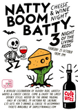 Natty Boom Batty 3: Night of the Living Reds - Thurs 23 October from 7pm at Cultures, Saltaire - Hosted by The Drink Talking
