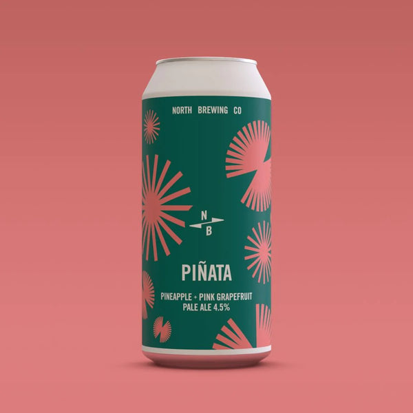 North Brewing - Summer Pinata - 4.5% Pineapple & Pink Grapefruit Pale - 440ml Can