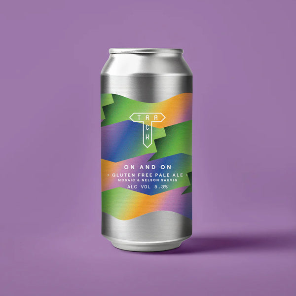Track - On and On - 5.3% Gluten Free Pale Ale w/ Mosaic & Nelson Sauvin - 440ml Can