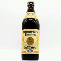 Ayinger - Unfiltered Altbairisch Dunkel - 5% Munich Dunkel - 500ml Bottle