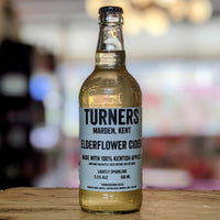 Turners Cider - Elderflower Cider - 5.5% Traditional Cider - 500ml Bottles